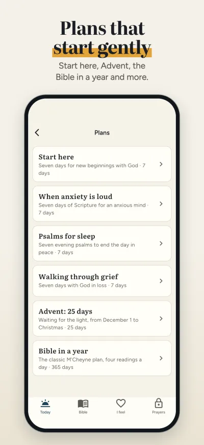 Reading plans